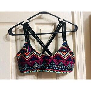 Endless Sun Juniors XL 15-17 Convertible Strappy Padded Bikini Top Tie Back Boho